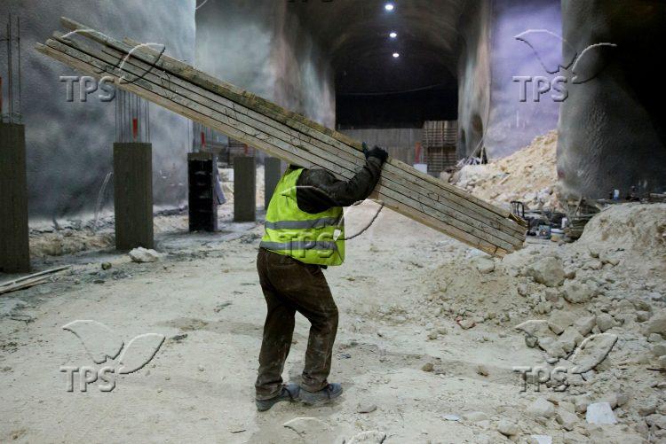 Underground catacomb system for burying in Jerusalem