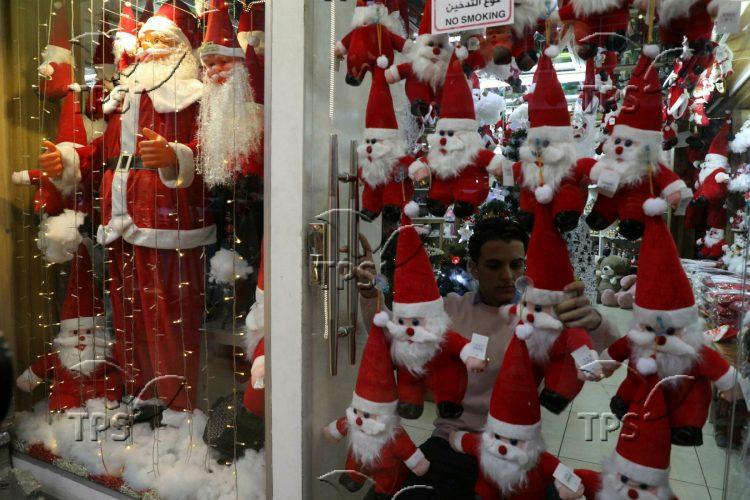 Preparation for Christmas in Gaza Strip