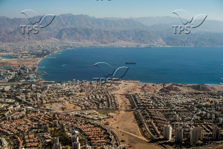Aerial photos of Eilat and the Red Sea
