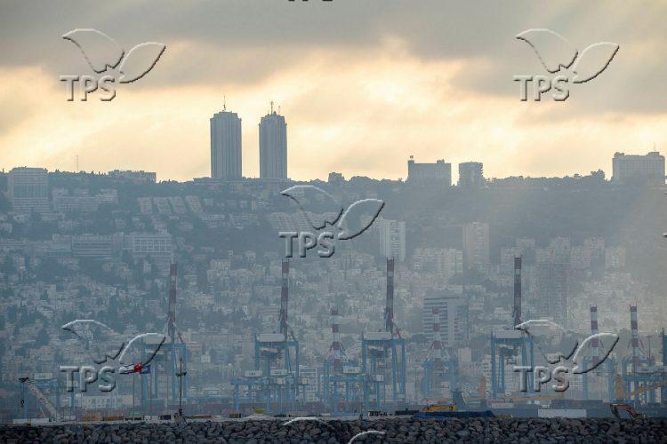 The port of Haifa