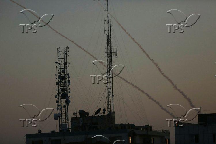 Rockets attack from Gaza Strip into Israel
