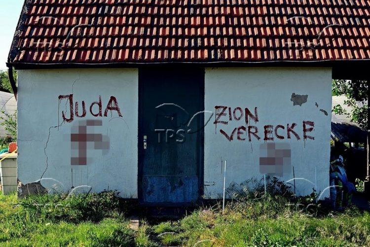 Neo Nazi graffiti