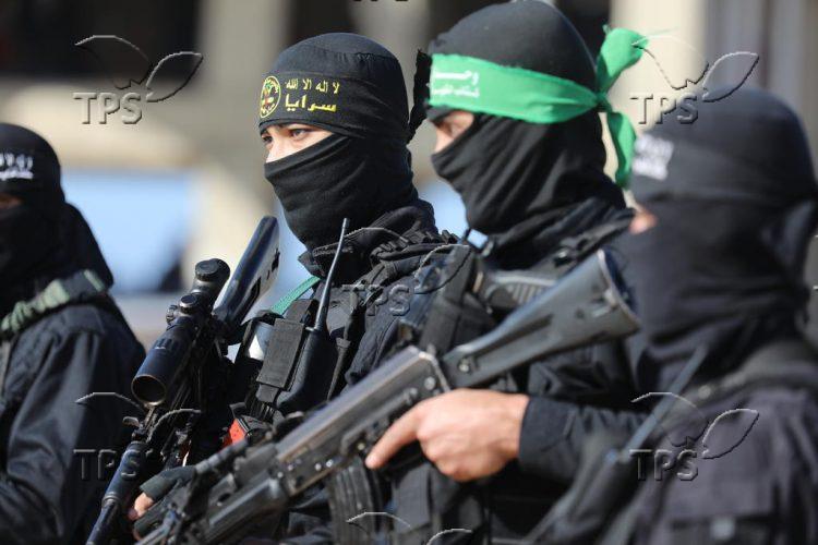 Hamas’ military exercise in the Gaza Strip