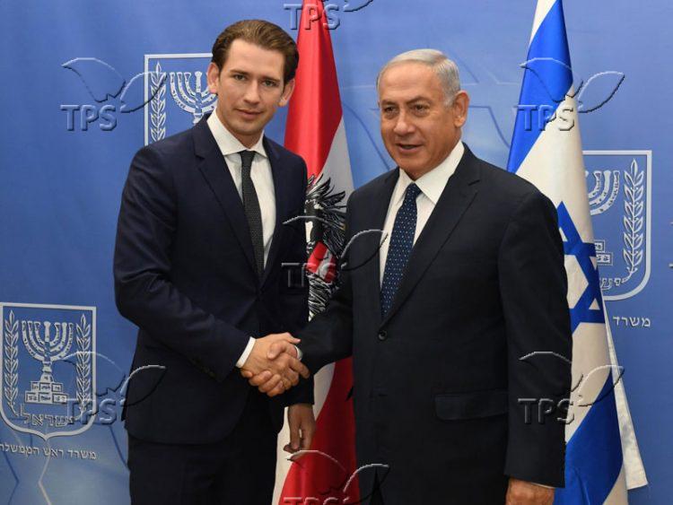PM Netanyahu with Austrian Chancellor Sebastian Kurz