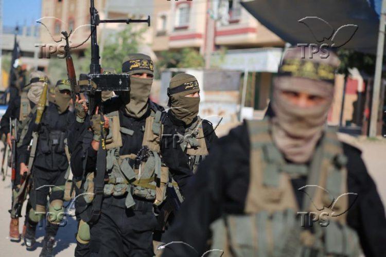 Palestinian Islamic Jihad parade in Gaza Strip