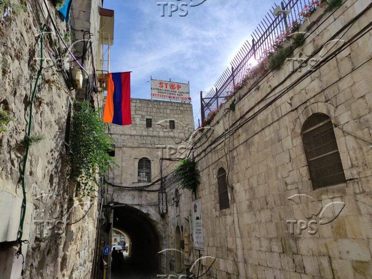 The Armenian Patriarchate compound in the Old City of Jerusalem