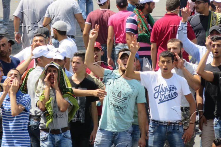 Arabs rally in the Eastern Jerusalem