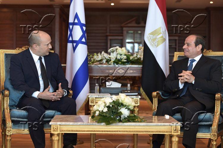 Prime Minister Naftali Bennett  Meets Egyptian President Abdel Fattah Al-Sisi 13.9.2021