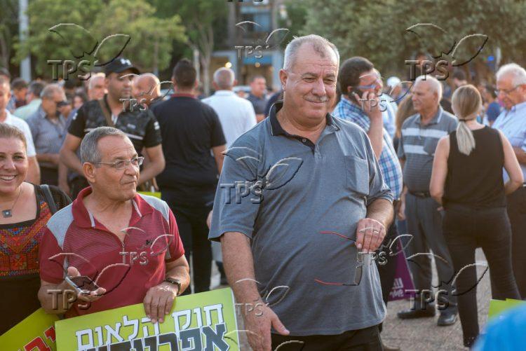 Rally against nation – state law at Rabin Square in Tel Aviv