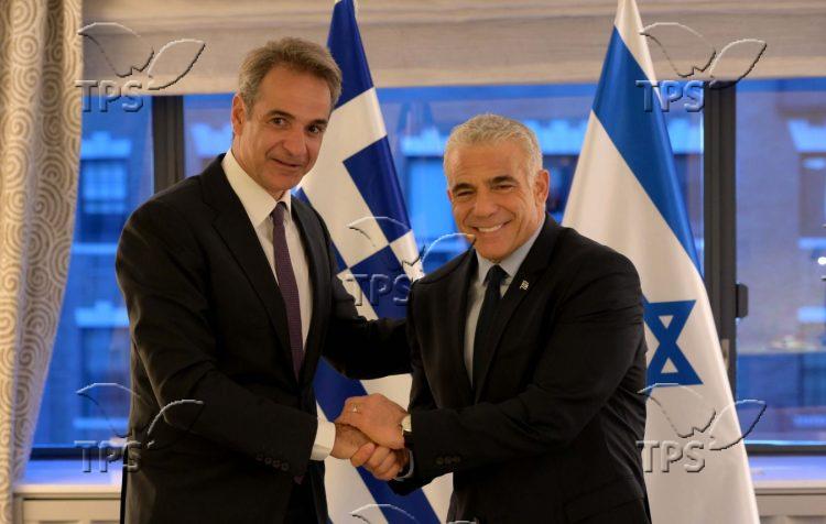 Prime Minister Yair Lapid Meets with Greek Prime Minister Kyriakos Mitsotakis