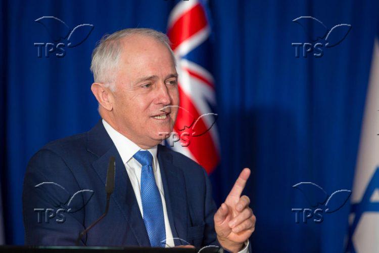 Australian PM Malcolm Turnbull visit to Israel
