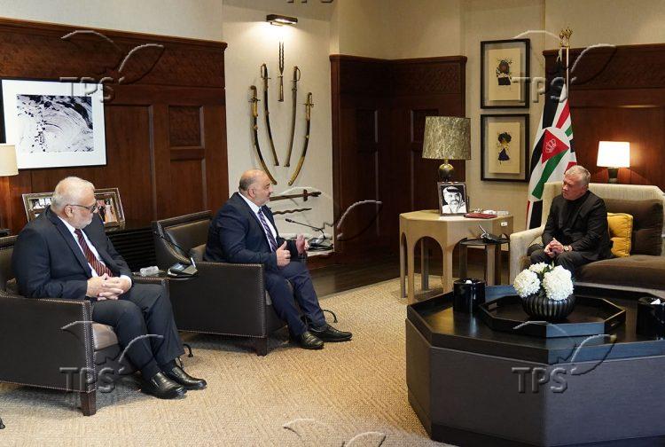 Petra News Ra’am Leader Mansour Abbas meets with King Abdullah II of Jordan 9.11.2021 nnnnnn