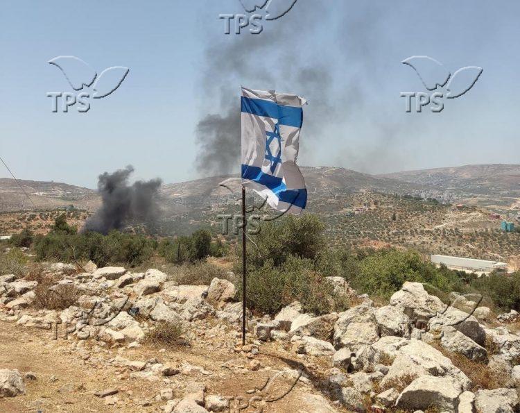 Riots near Evyatar in Samaria