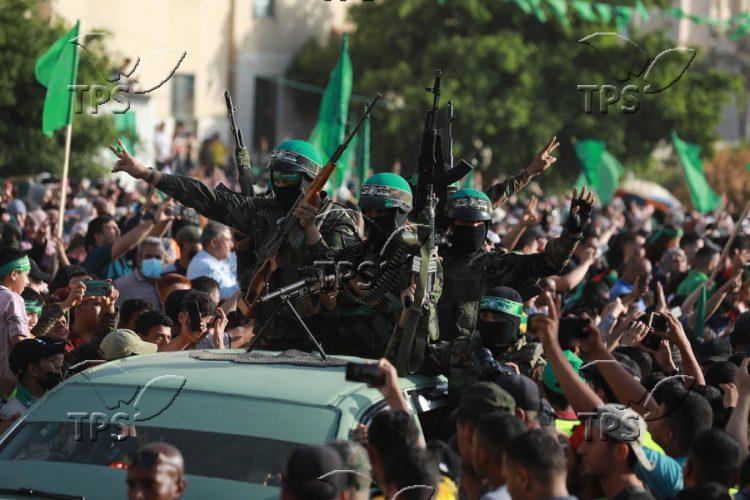 Hamas’ anti-Israel rally in Beit Lahia