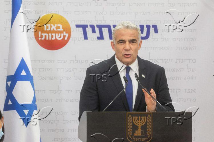 Yesh Atid faction meeting in the Knesset