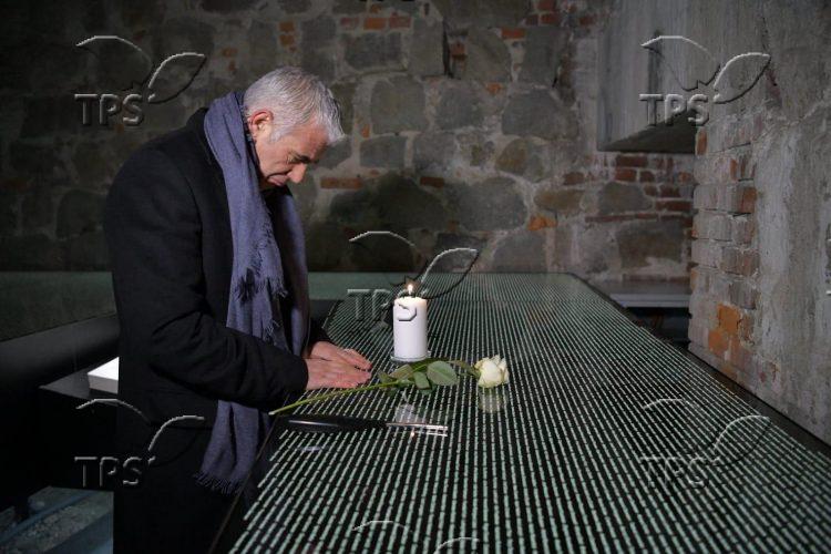 Yair Lapid at Mauthausen Concentration Camp
