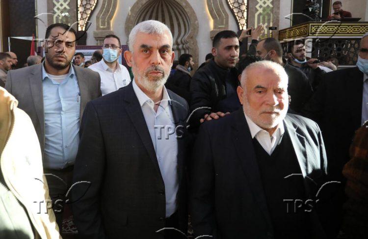 Funeral of Hamas senior Abd al-Salam Siam