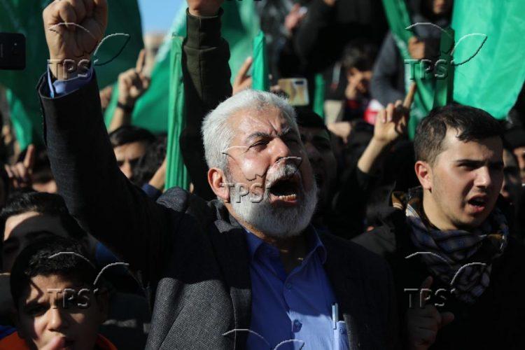 Rally in support of Hamas in Gaza Strip