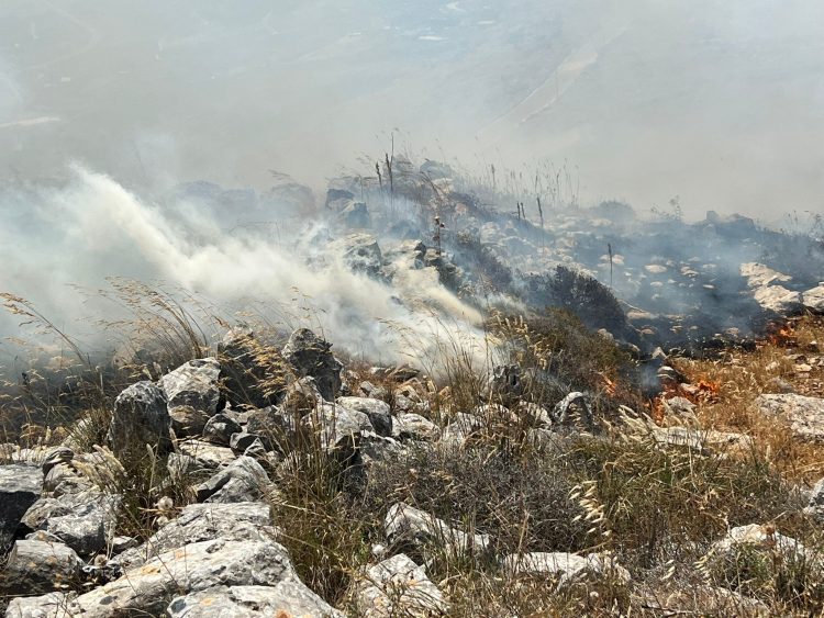 Fires Outside of Har Bracha