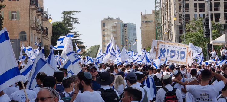 Flags March Jerusalem Day photo by Avi Edri TPS