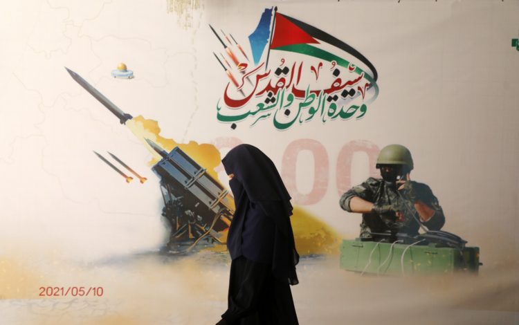 Hamas Celebrates its Rockets Photo by Majdi Fathi TPS