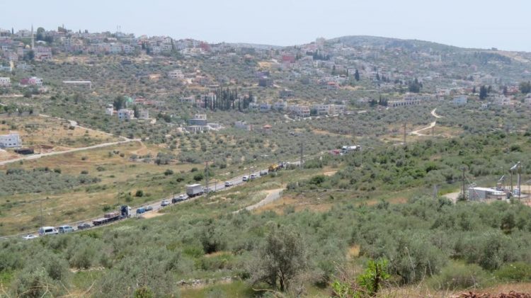 Trucks overturned in Samaria