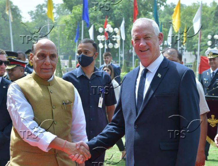 Defense Minister Benny Gantz was hosted by Indian Minister of Defense Rajnath Singh1