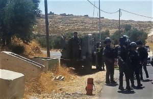 Gun stolen from an Israeli police officer