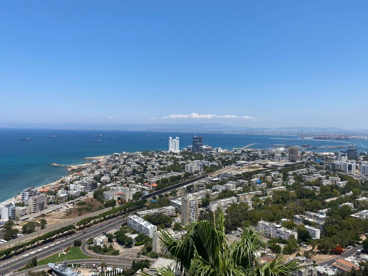 Haifa Bay on a Beautiful Day photo by Yosef TPS