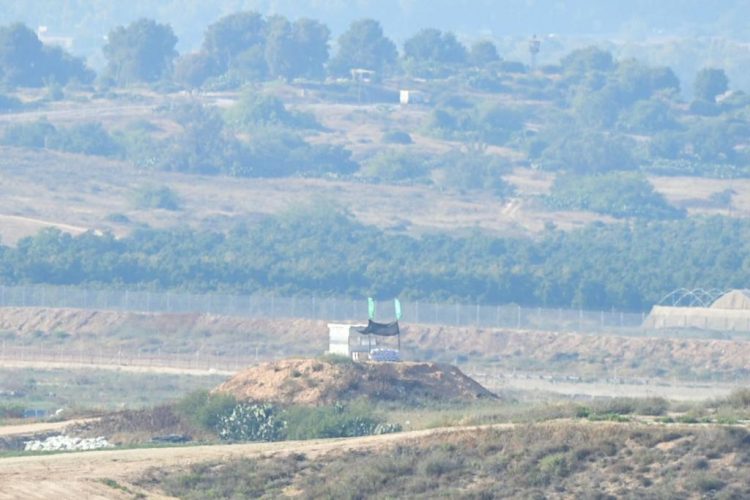 Hamas observation towers on Israel – Gaza border