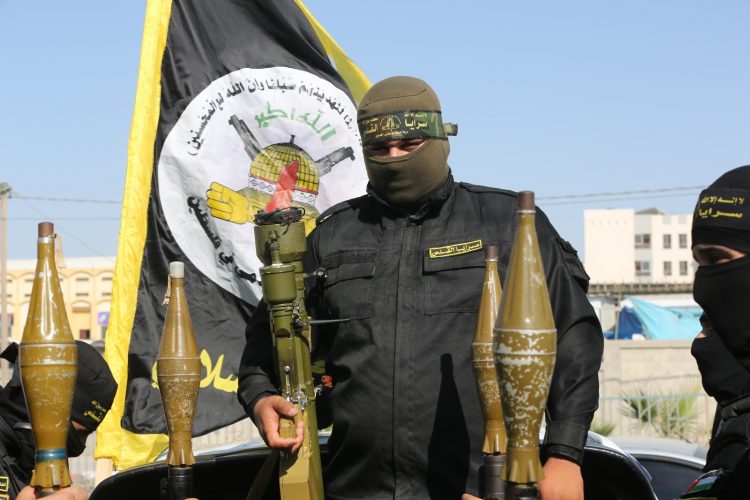 Islamic Jihad in Gaza photo by TPS