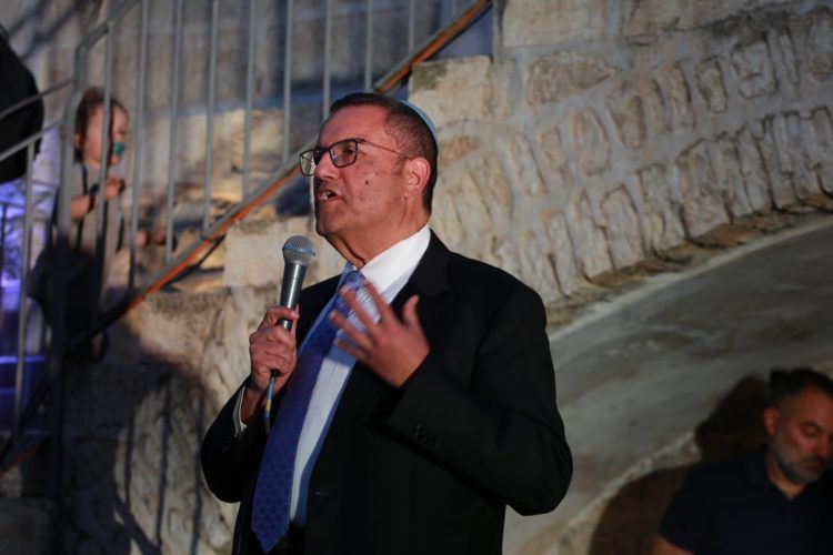Jerusalem Mayor Moshe Lion at the Opening of the Eleventh Edition of Jerusalem Design Week
