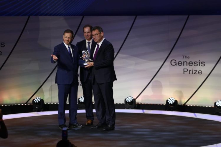 The 2022 Genesis Prize ceremony