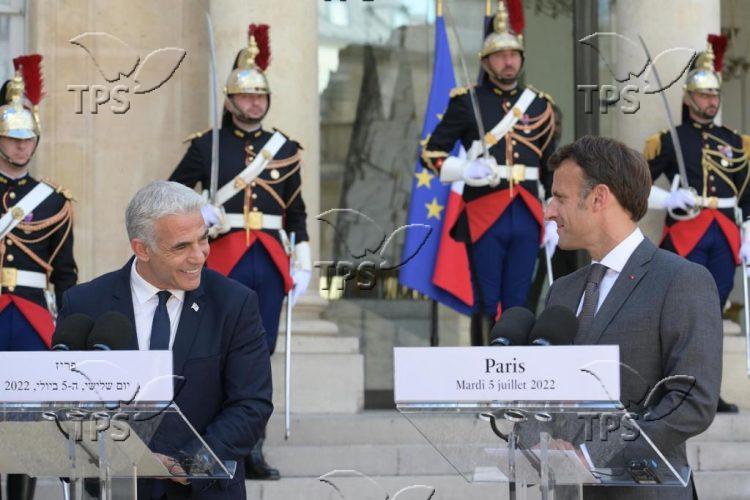Additional Photos – Prime Minister Yair Lapid_’s Remarks with French President Emmanuel Macron