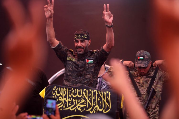 Gaza welcomes the terrorist Hosni Issa