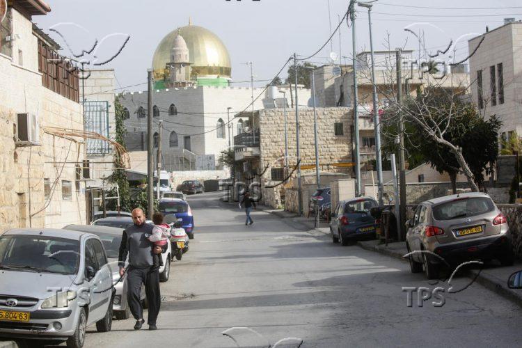 The golden dome in Beit Safafa Jerusalem’s neighborhood