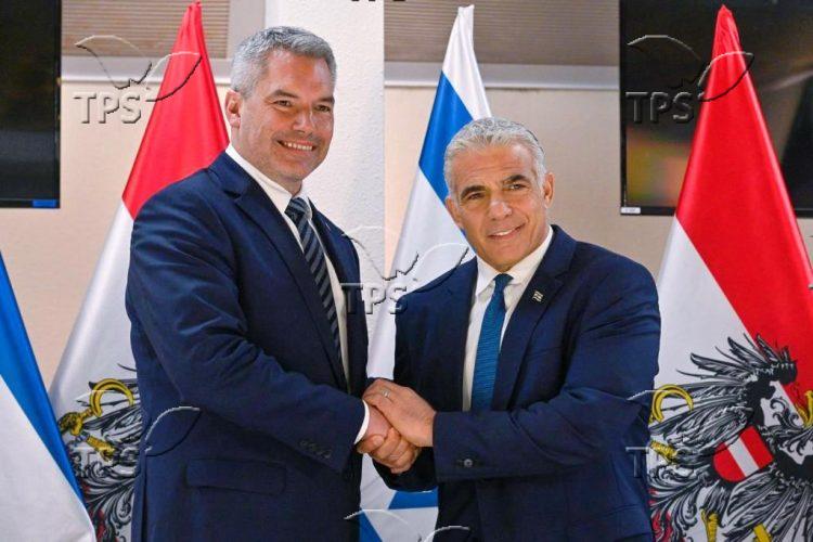 Prime Minister Yair Lapid Meets with Austrian Chancellor Karl Nehammer3