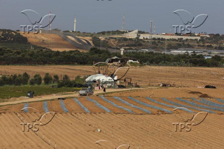 Fields in Beit Hanoun near the Israel – Gaza border