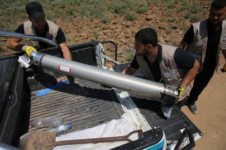 Unexploded missiles found in Gaza after Operation ‘Breaking Dawn’