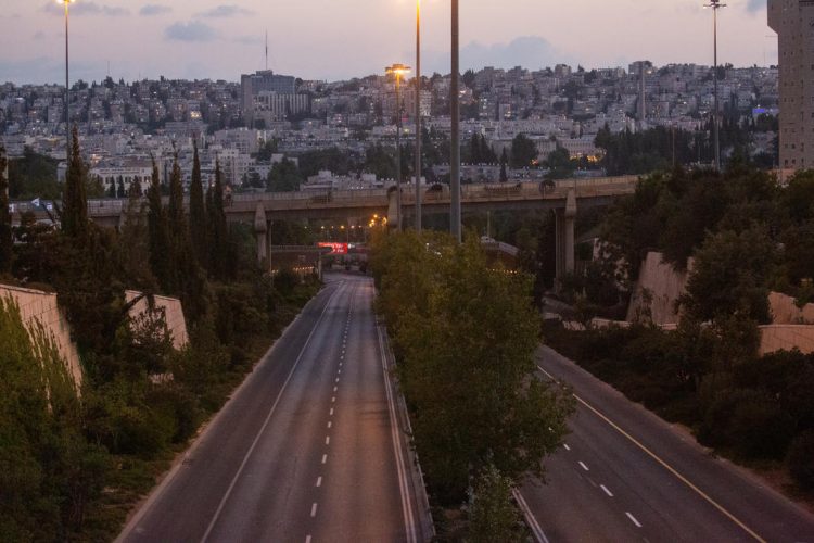 Jerusalem’s streets on Yom Kippur