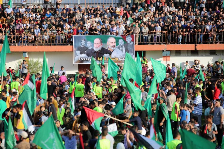 Rally of the terrorist organization Hamas that took place today in Gaza City 9