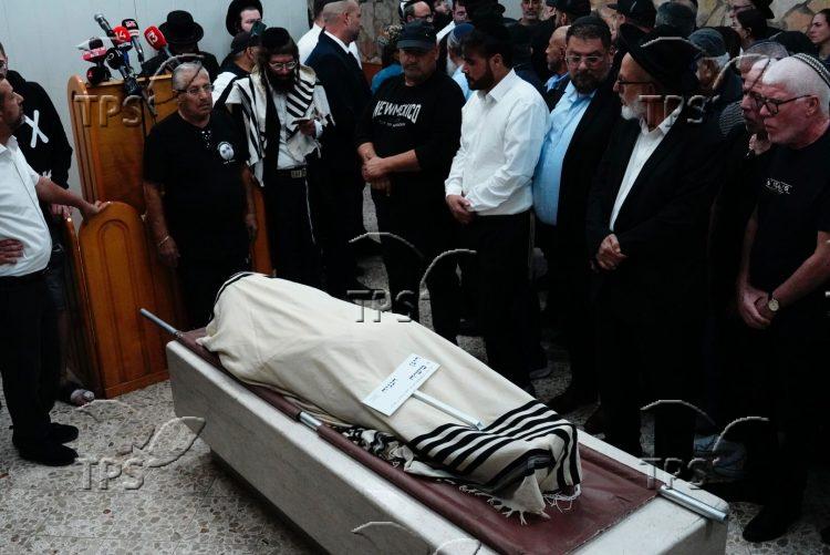 Ronen Hanania funeral photo by tps b