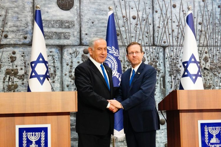 Benjamin Netanyahu and Isaac Herzog photo by tps