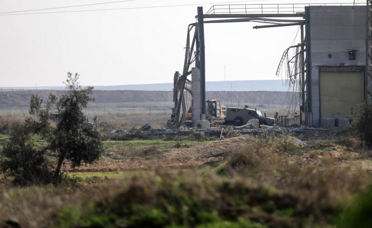 Demolition of the Karni border crossing in Gaza