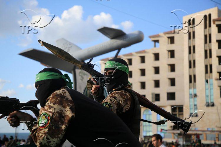 Hamas’ rally in Gaza City