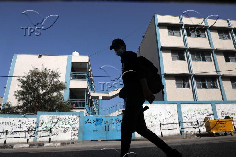 Closed school in Gaza amid Coronavirus pandemic