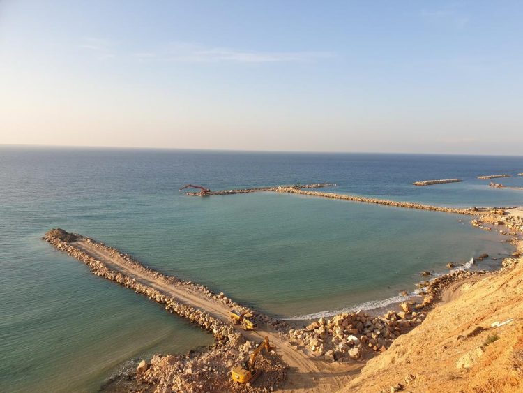 A new sea wall in Netanya