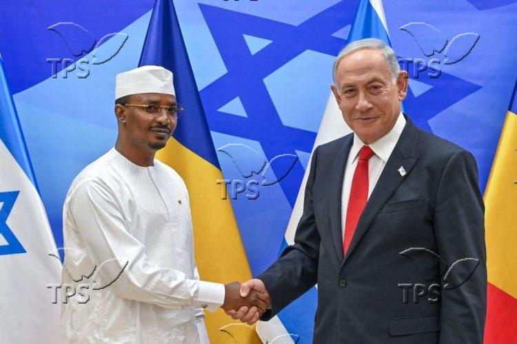 Mahamat Deby and Benjamin Netanyahu