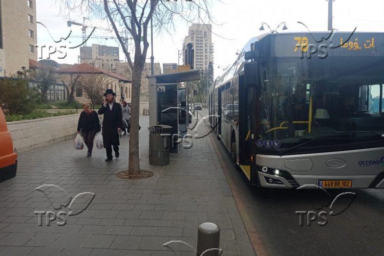 Jerusalem bus stop