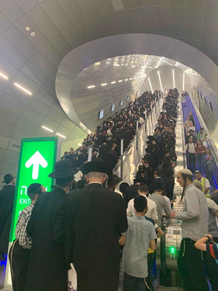 Trainstations Packed with mourners photo by tps